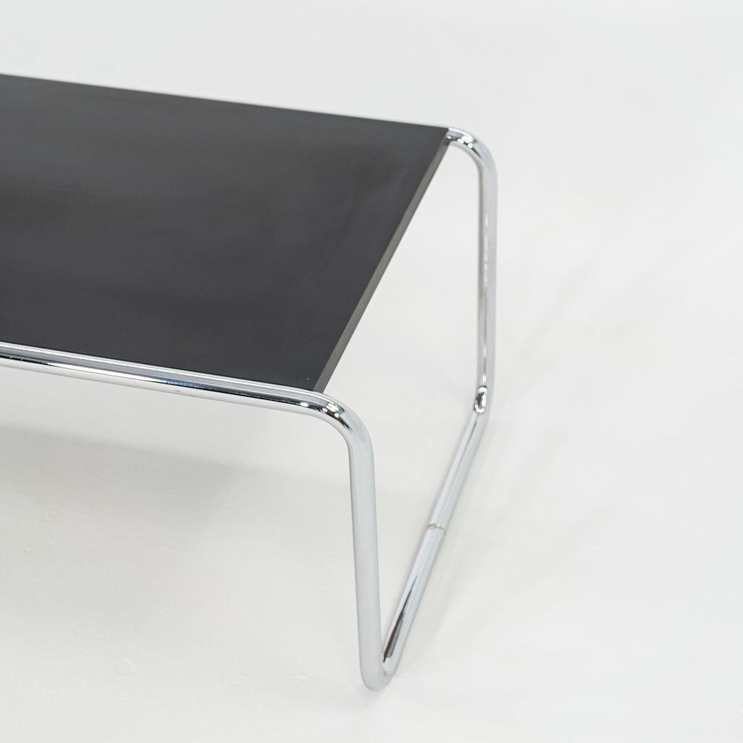 1970s Marcel Breuer for Knoll Laccio Coffee Table in Black im Angebot 5