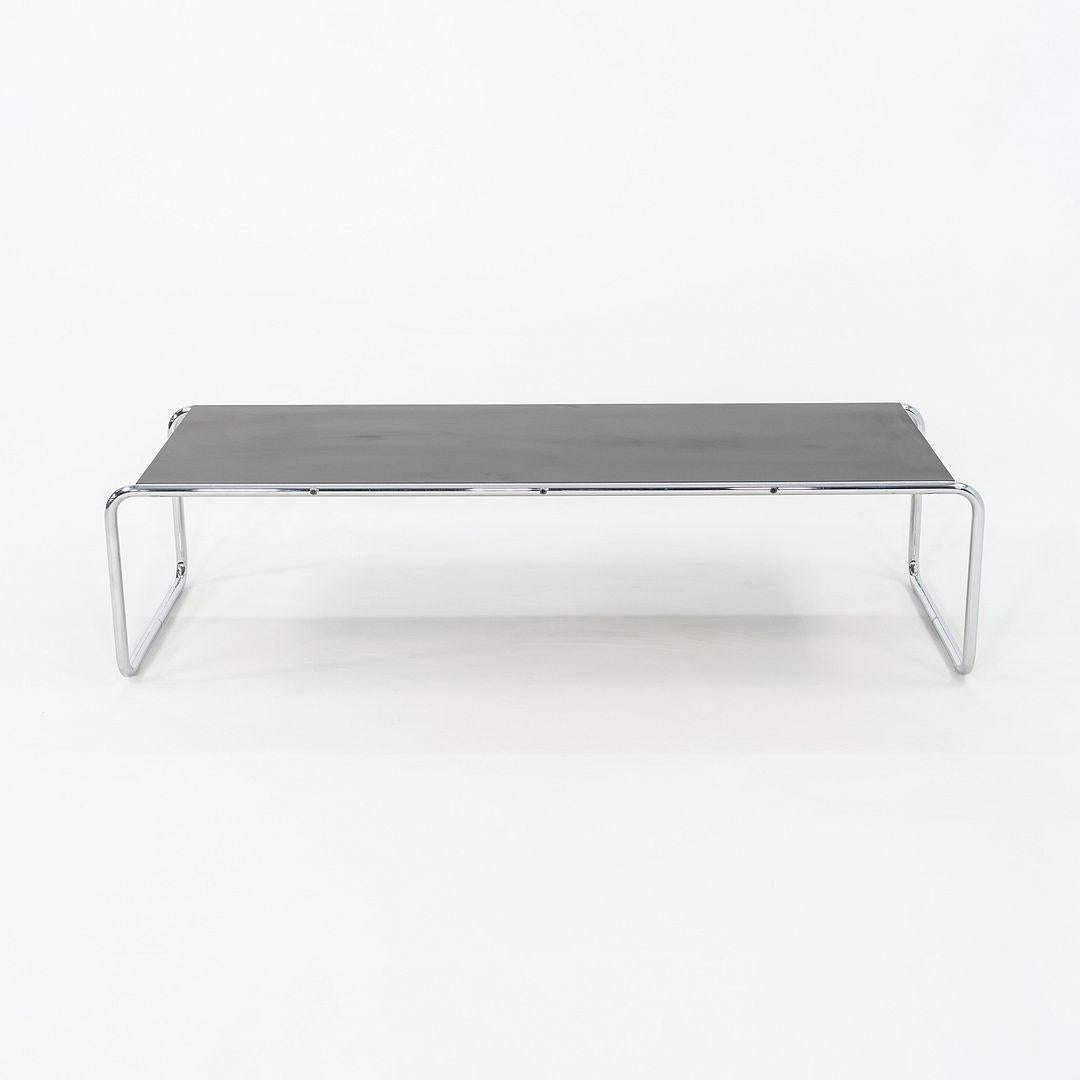 1970s Marcel Breuer for Knoll Laccio Coffee Table in Black (amerikanisch) im Angebot