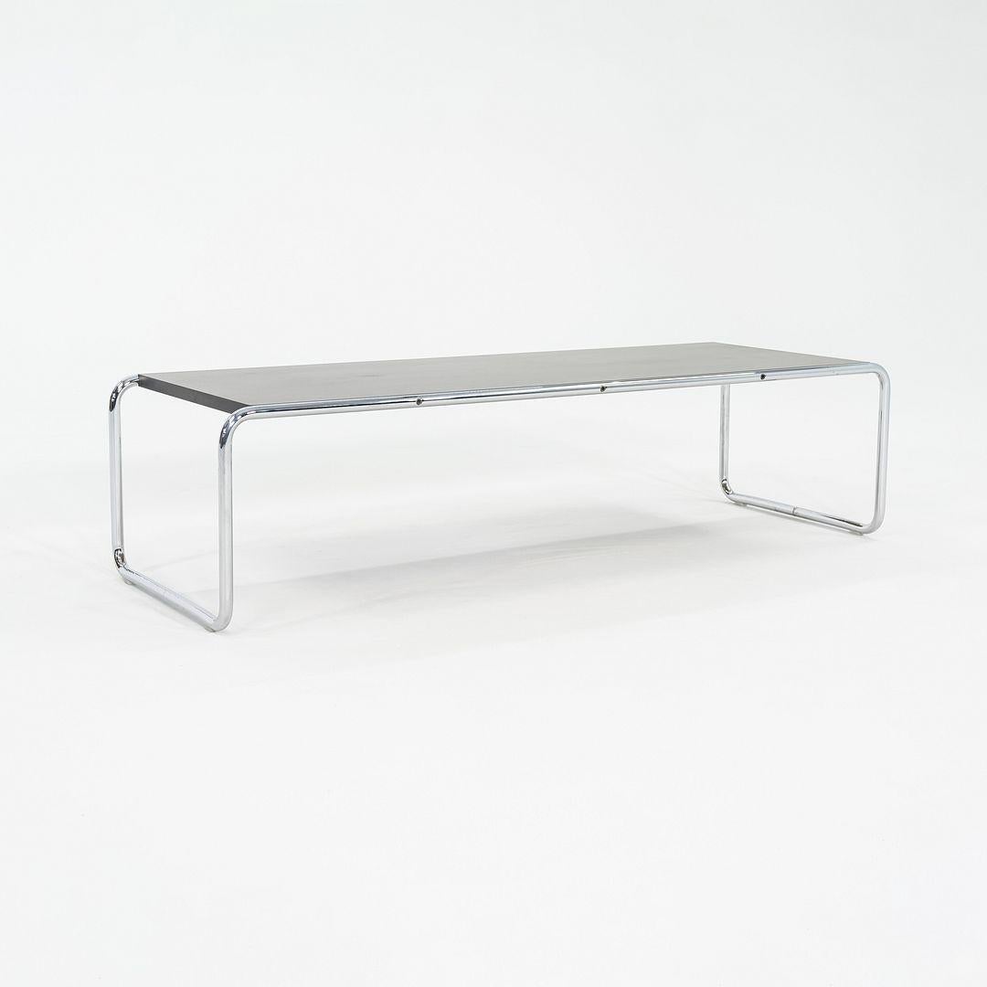 1970s Marcel Breuer for Knoll Laccio Coffee Table in Black im Zustand „Gut“ im Angebot in Philadelphia, PA