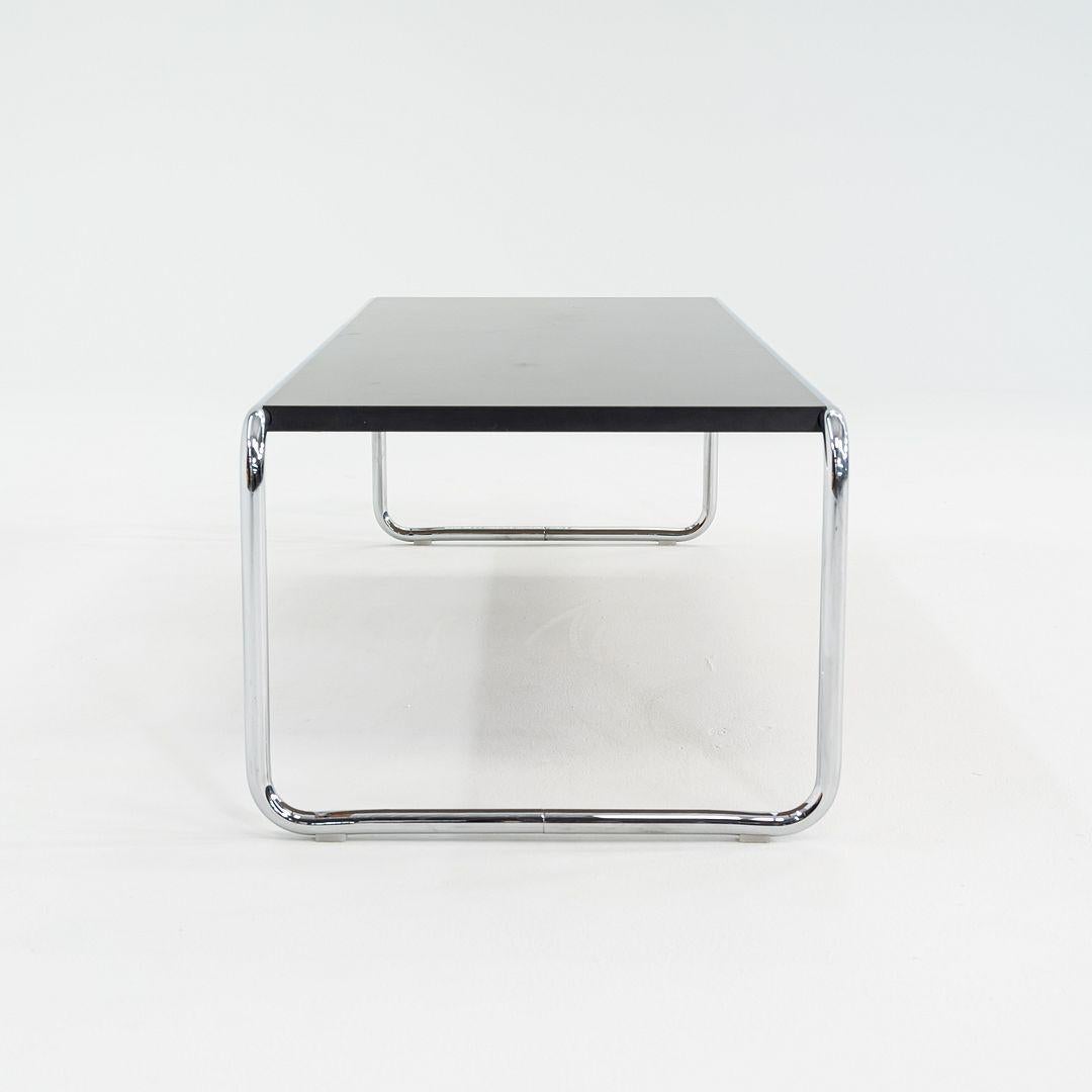 1970s Marcel Breuer for Knoll Laccio Coffee Table in Black im Angebot 2