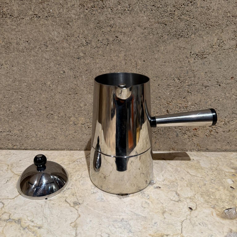 Carmencita Black Carmencita Moka Pot 1970s Marco Zanuso Lavazza Carmencita Moka Espresso Maker At 1stDibs