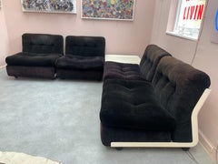Mario Bellini C & B Italia 'Amanta' Sofa & Couchtisch, 1970er Jahre