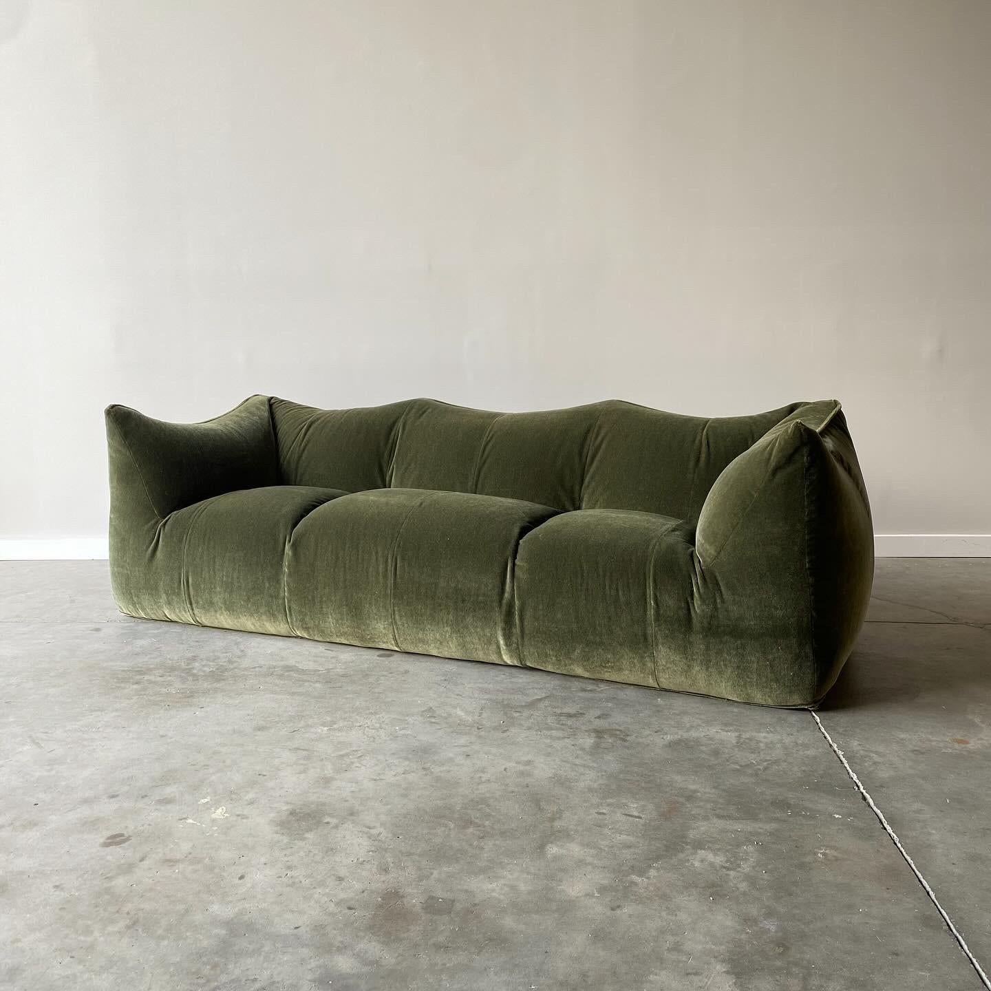 1970s Mario Bellini Le Bambole Sofa, Newly Upholstered in Mohair, B&B Italia

An icon newly restored.  Lush dusty green mohair over original form.  