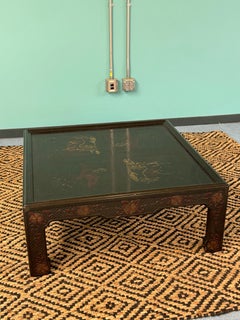 1970's Mario Buatta Chinoiserie Coffee Table from John Widdicomb