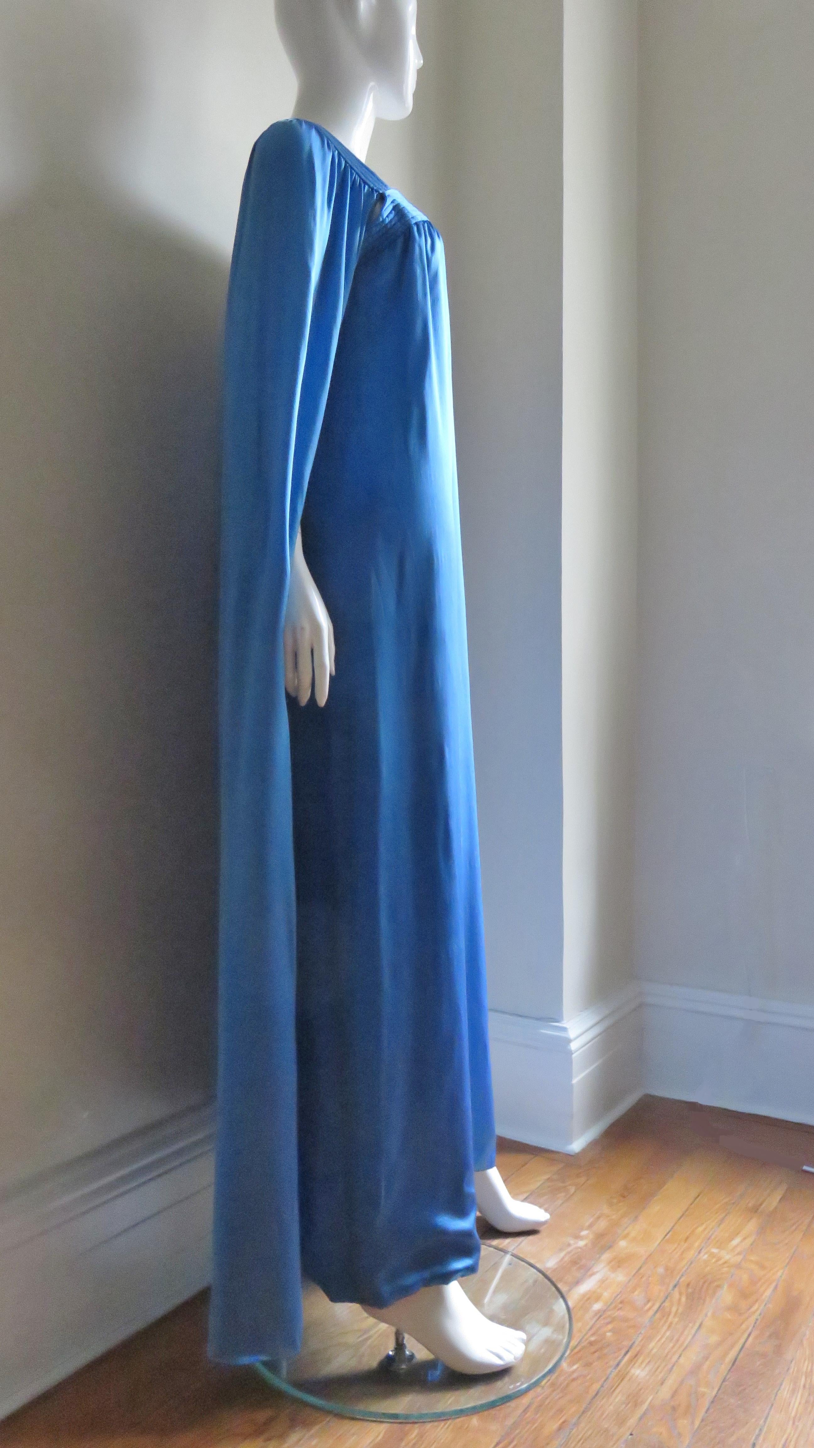 Christian Dior Couture Numbered Gown 1970s For Sale 6