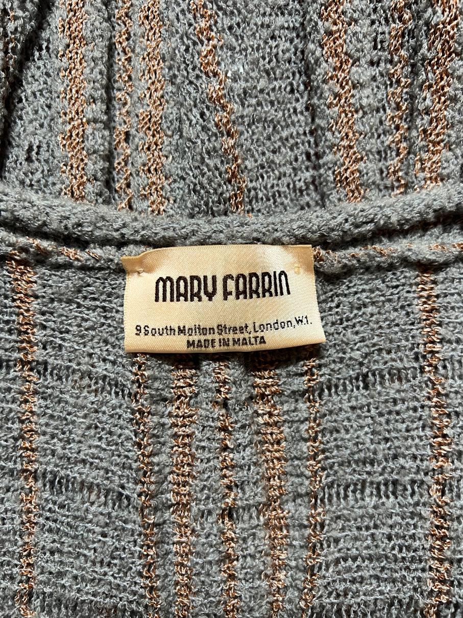 1970s Mary Farrin Four Piece Knitted Skirt Suit For Sale 2