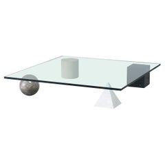 1970s Massimo and Lella Vignelli Metafora Rectangular Coffee Table