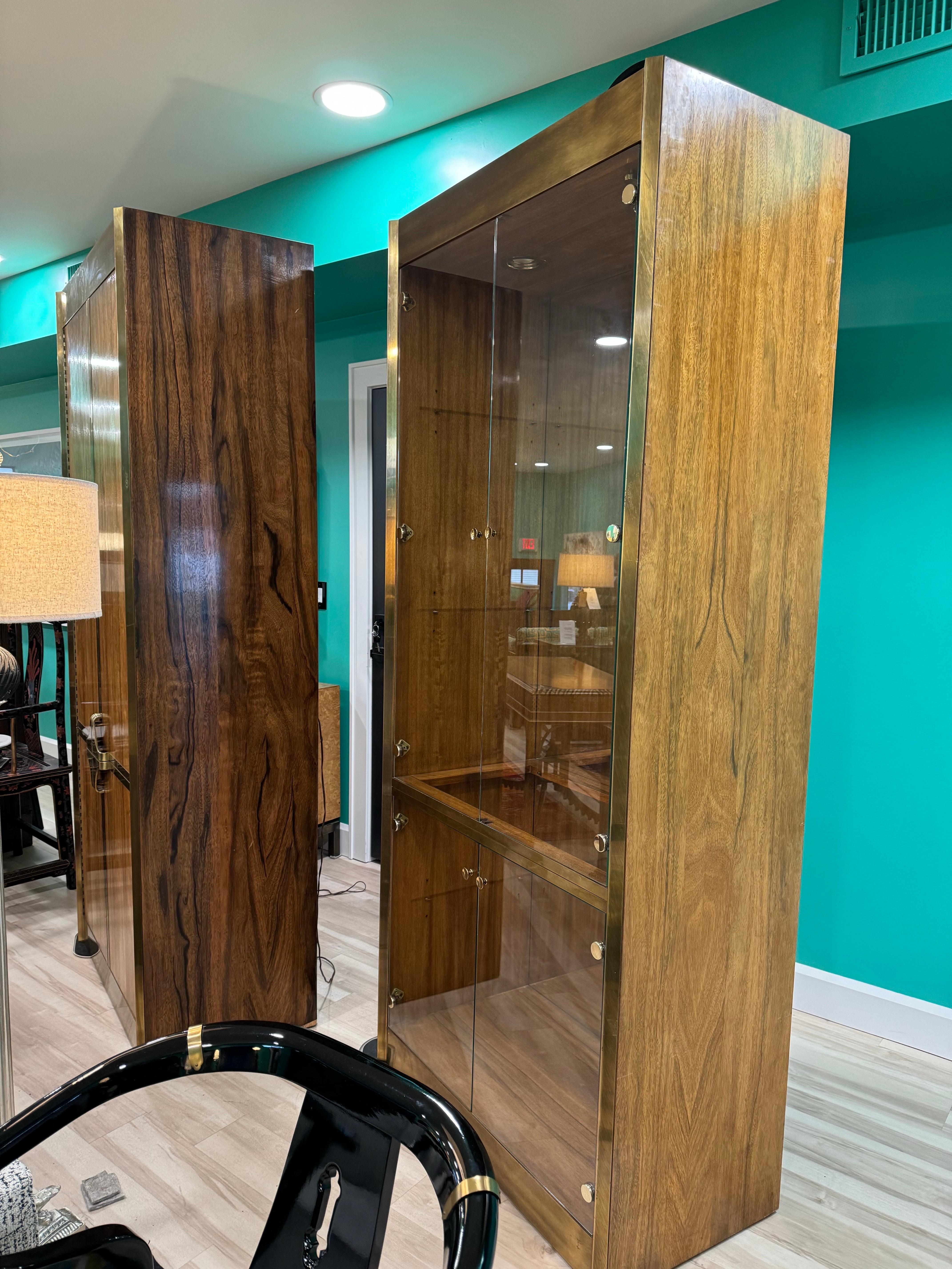 1970's Monumental Mastercraft Display Cases, set of 3 For Sale 4