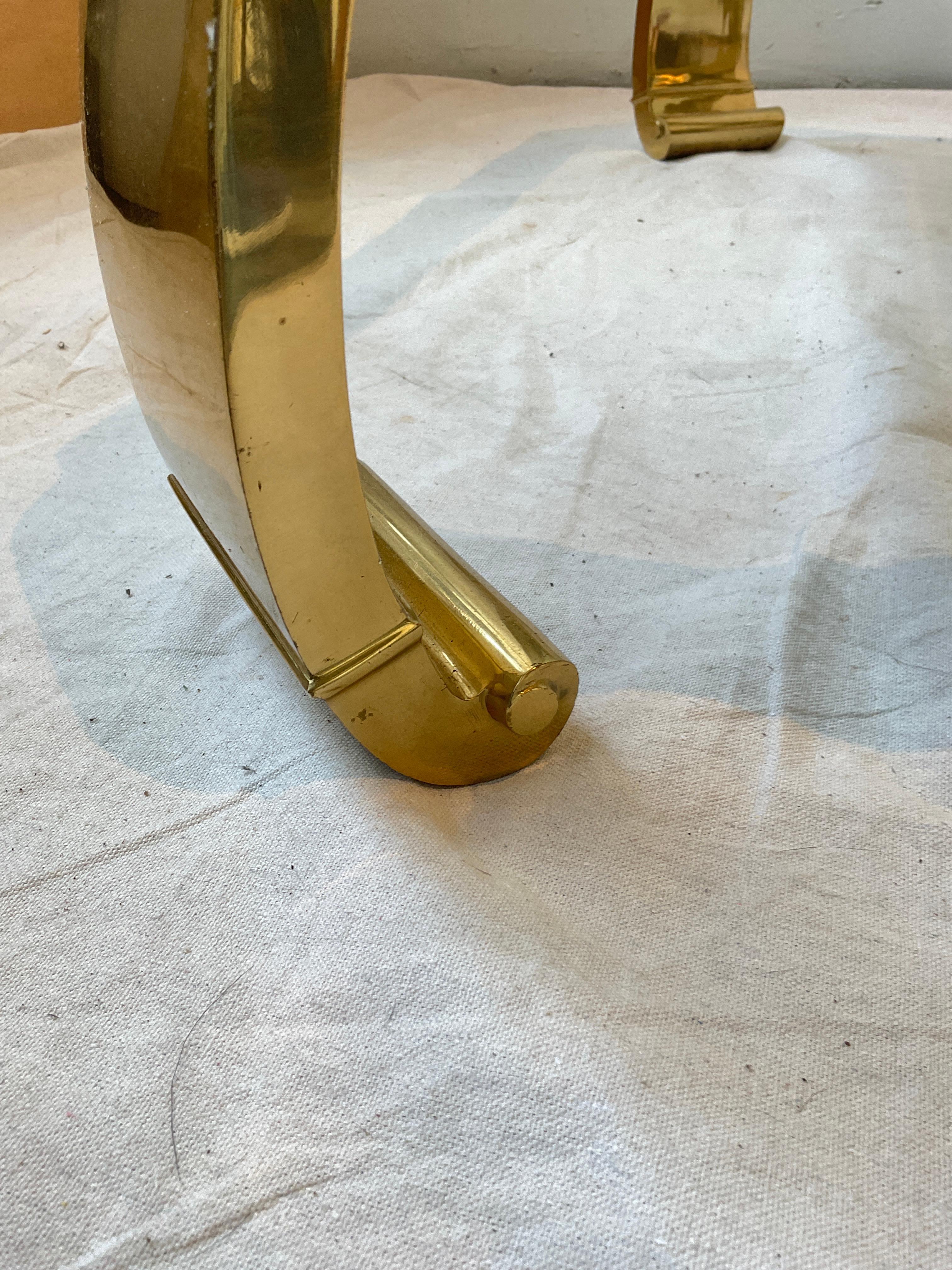 1970s Mastercraft Brass Ming Coffee Table For Sale 2