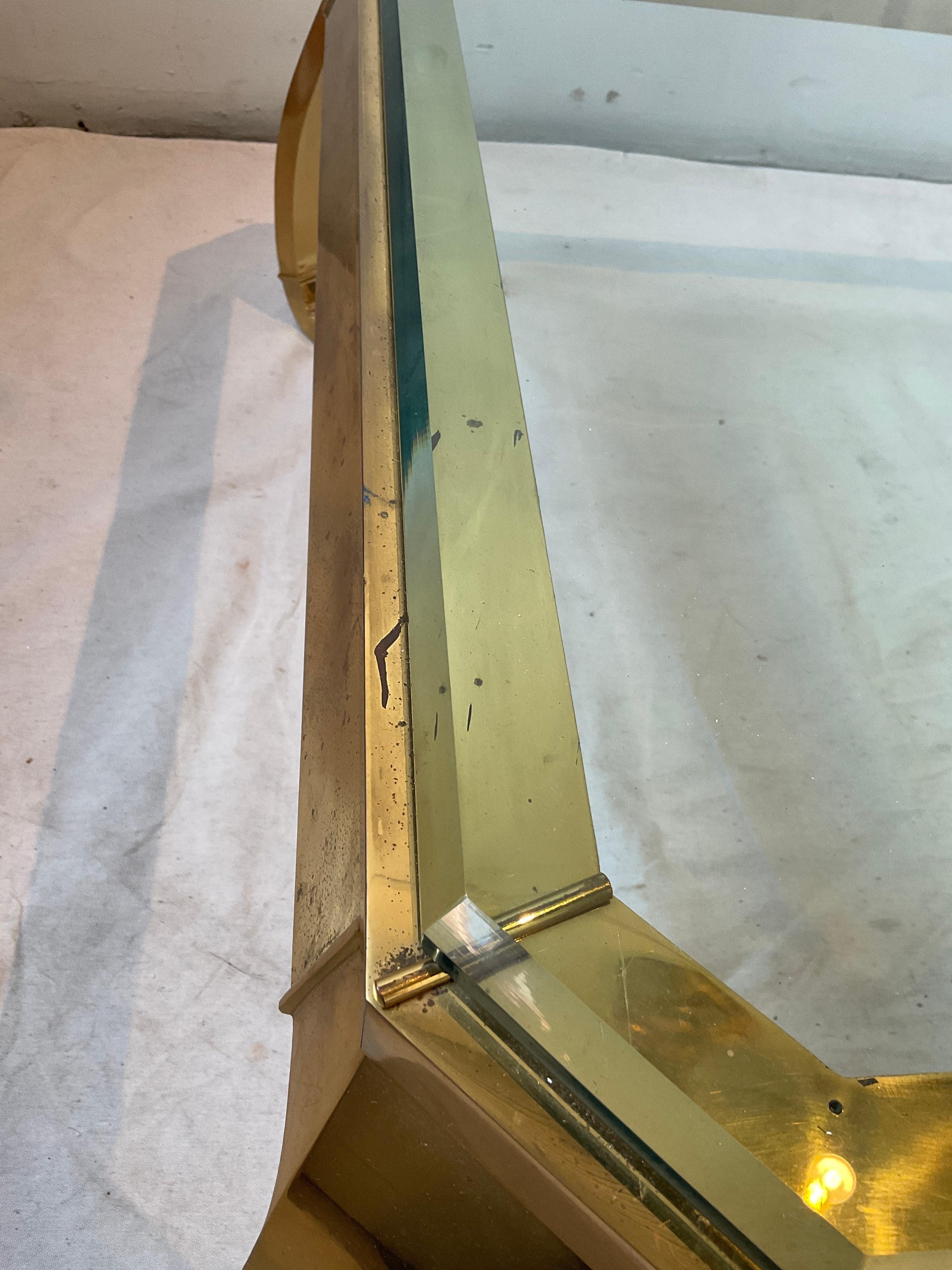1970s Mastercraft Brass Ming Coffee Table For Sale 4