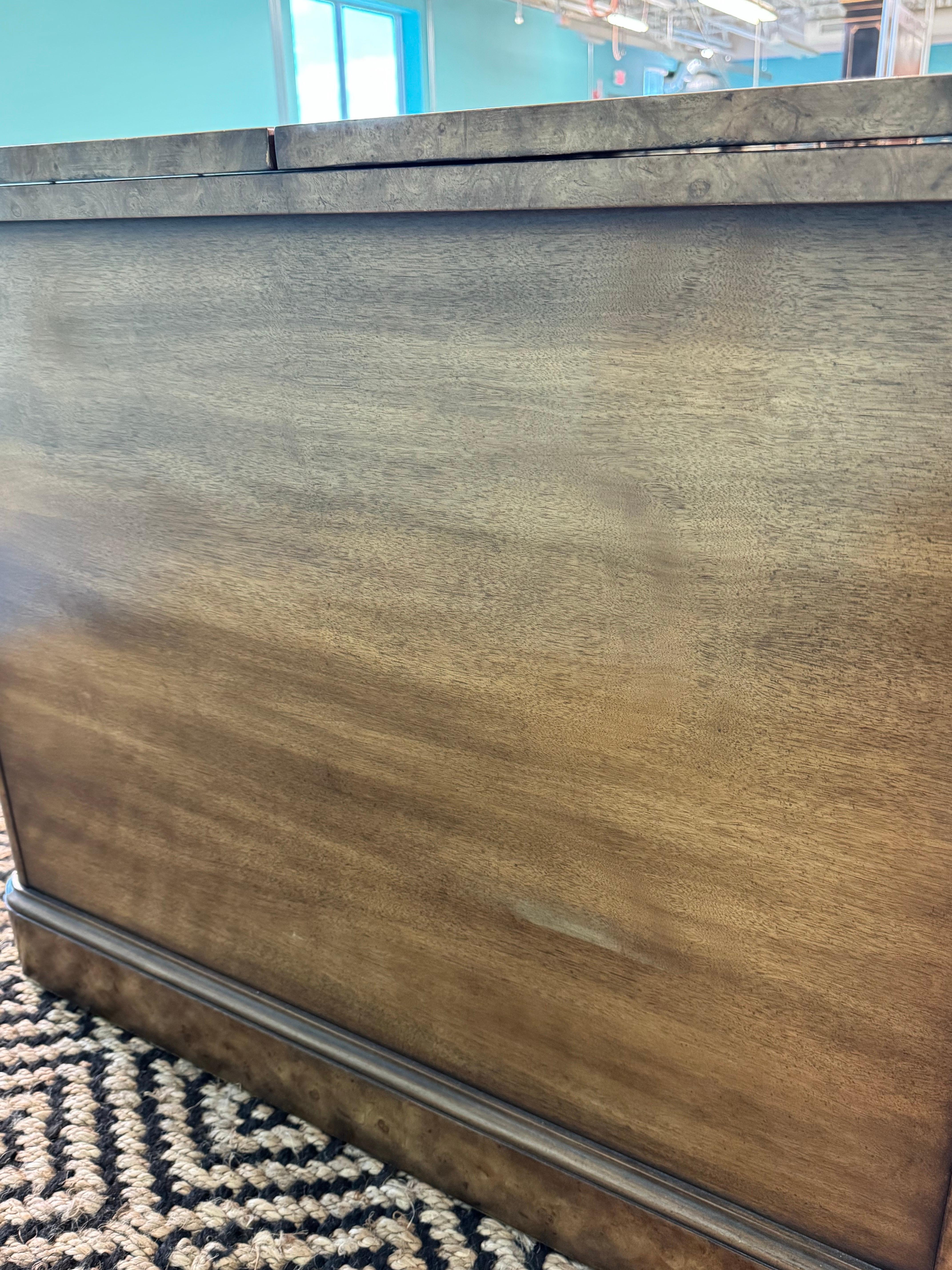 1970's Mastercraft Flip Top Serving Bar/Buffet For Sale 4