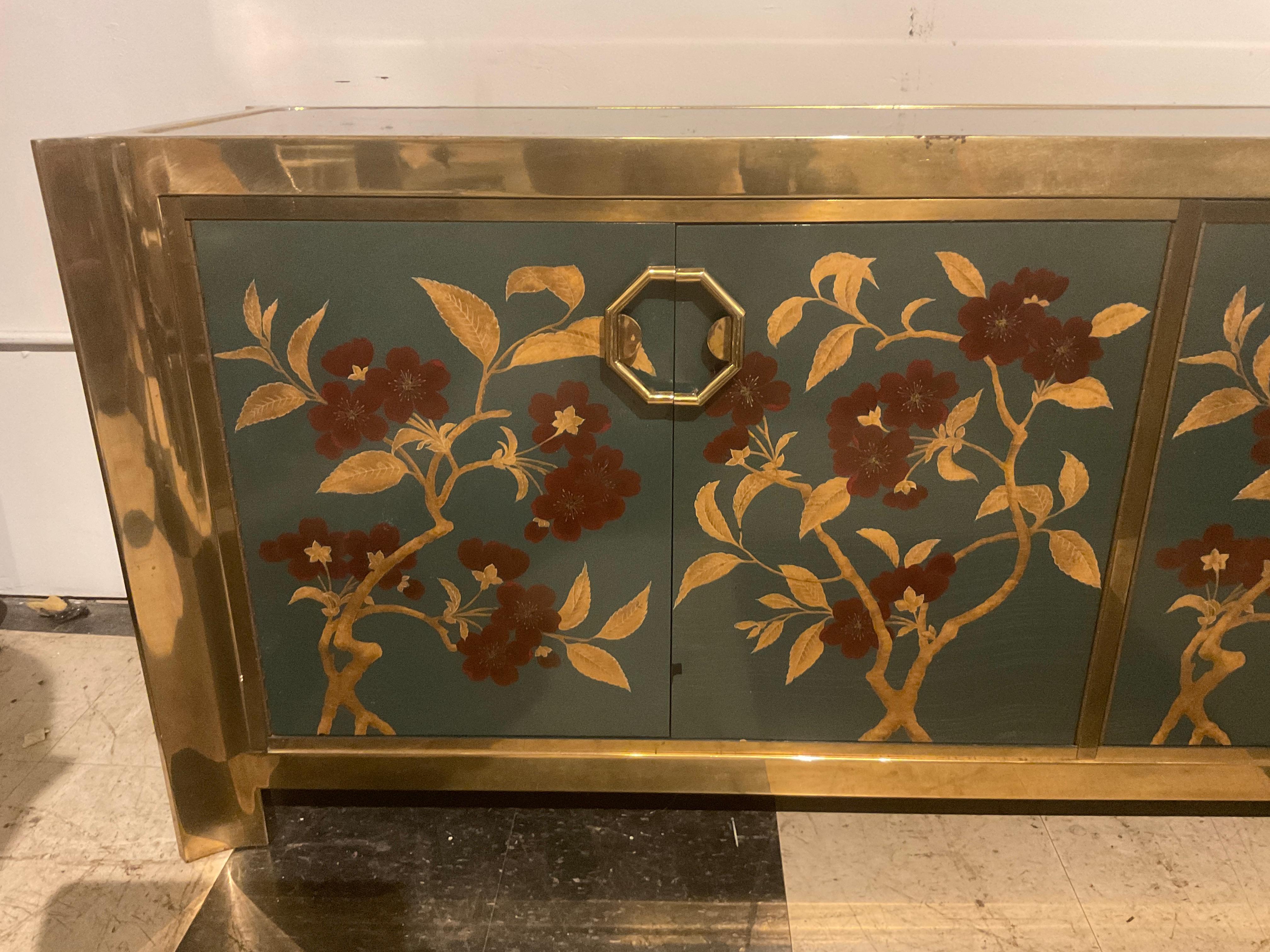 1970s Mastercraft Sideboard In Good Condition For Sale In Tarrytown, NY
