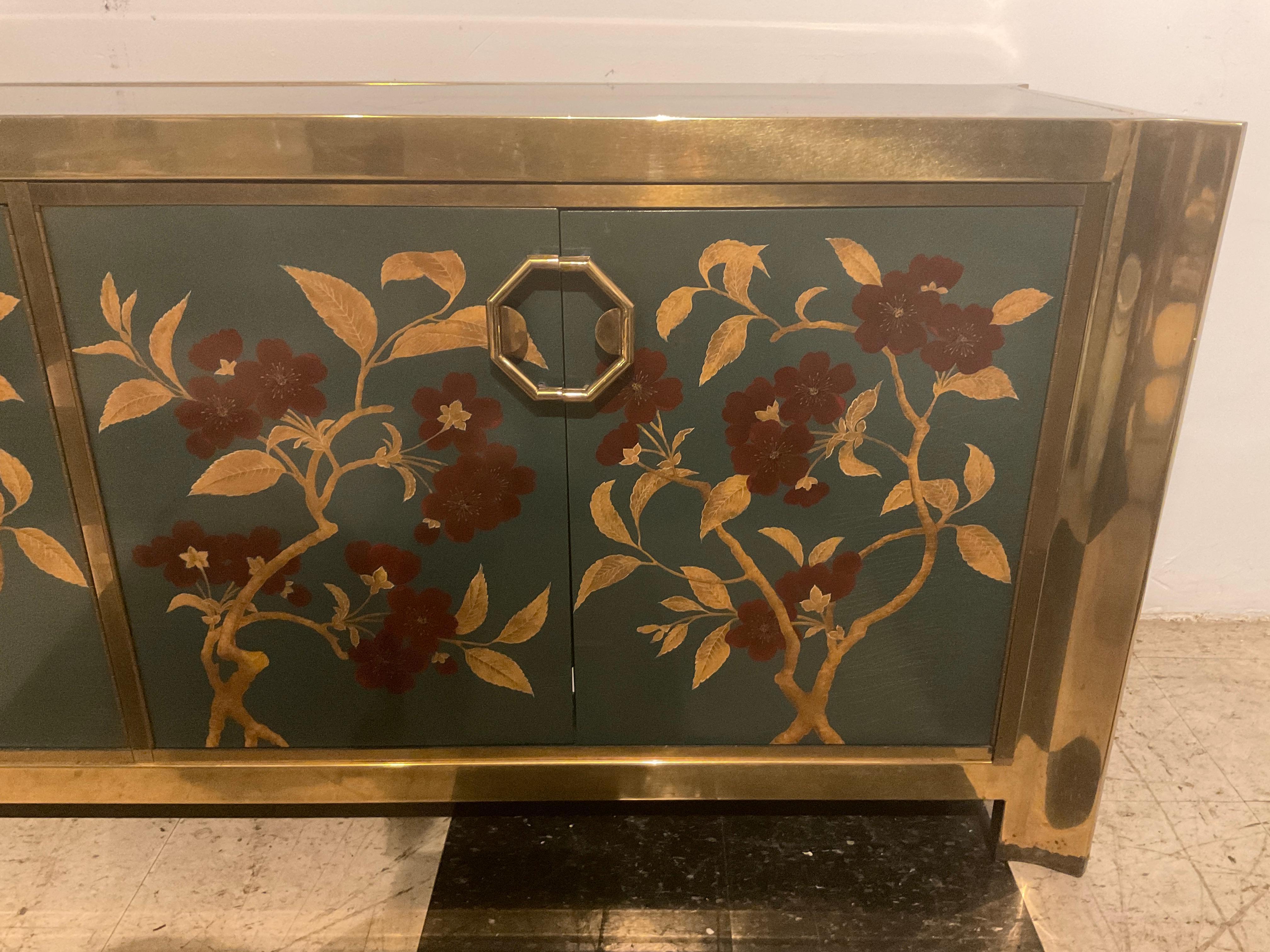Late 20th Century 1970s Mastercraft Sideboard For Sale
