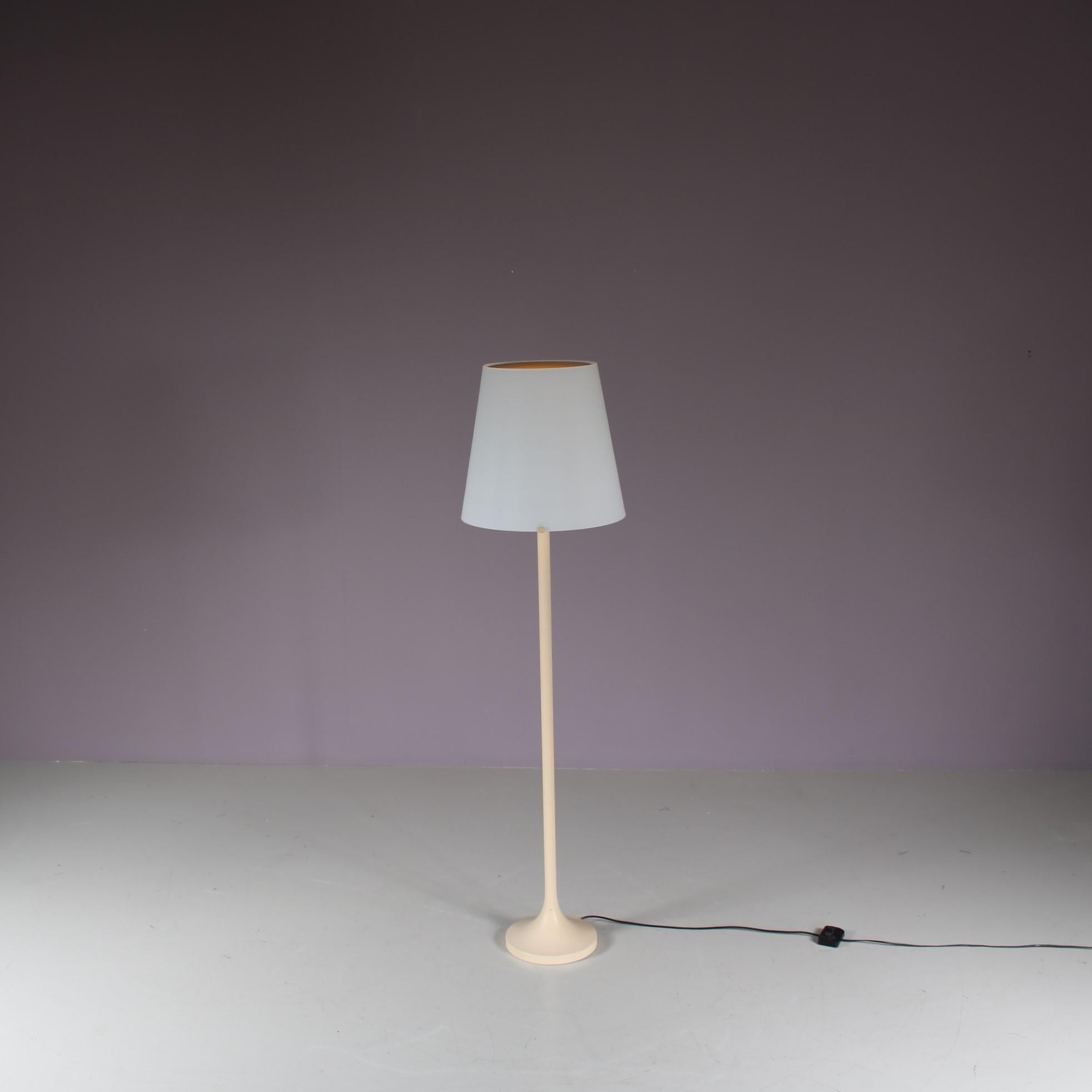 Lámpara de pie Max Ingrand de los años 70 para Fontana Arte, Italia Vidrio en venta