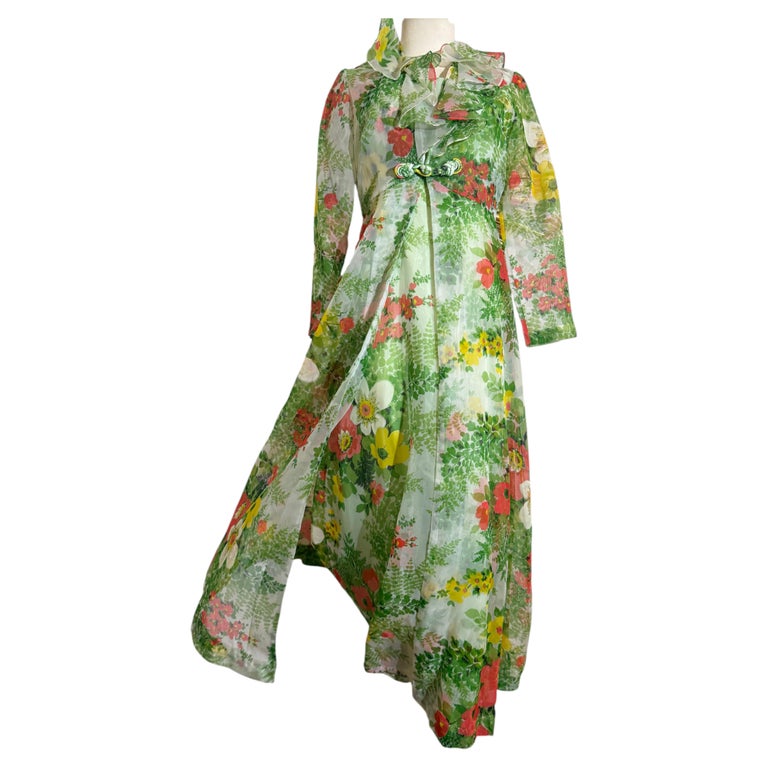 70s style maxi dresses 70s Psychedelic Maxi Dress