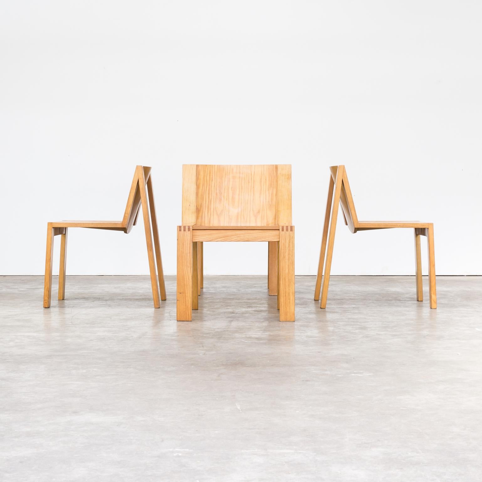 Late 20th Century 1970s Mazairac & Boonzaaijer SE15 Chair for Pastoe Set or Four For Sale