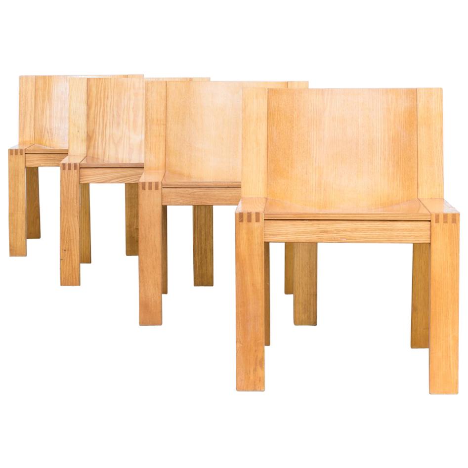 1970s Mazairac & Boonzaaijer SE15 Chair for Pastoe Set or Four For Sale