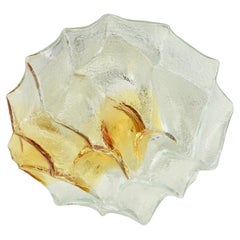1970s Mazzega Murano Brutalist Flush Mount