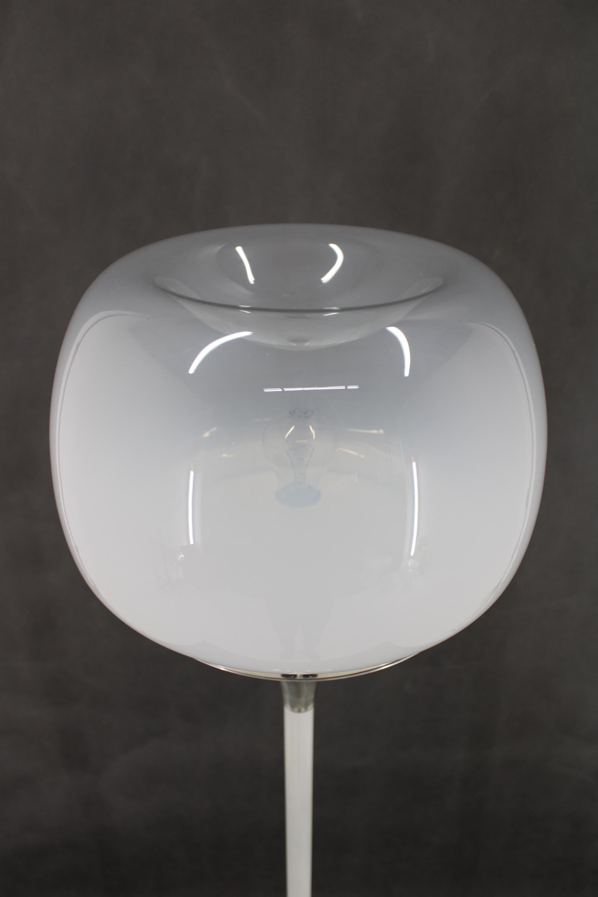 Mid-Century Modern 1970s Mazzega Murano Glass Floor Lamp , Italy