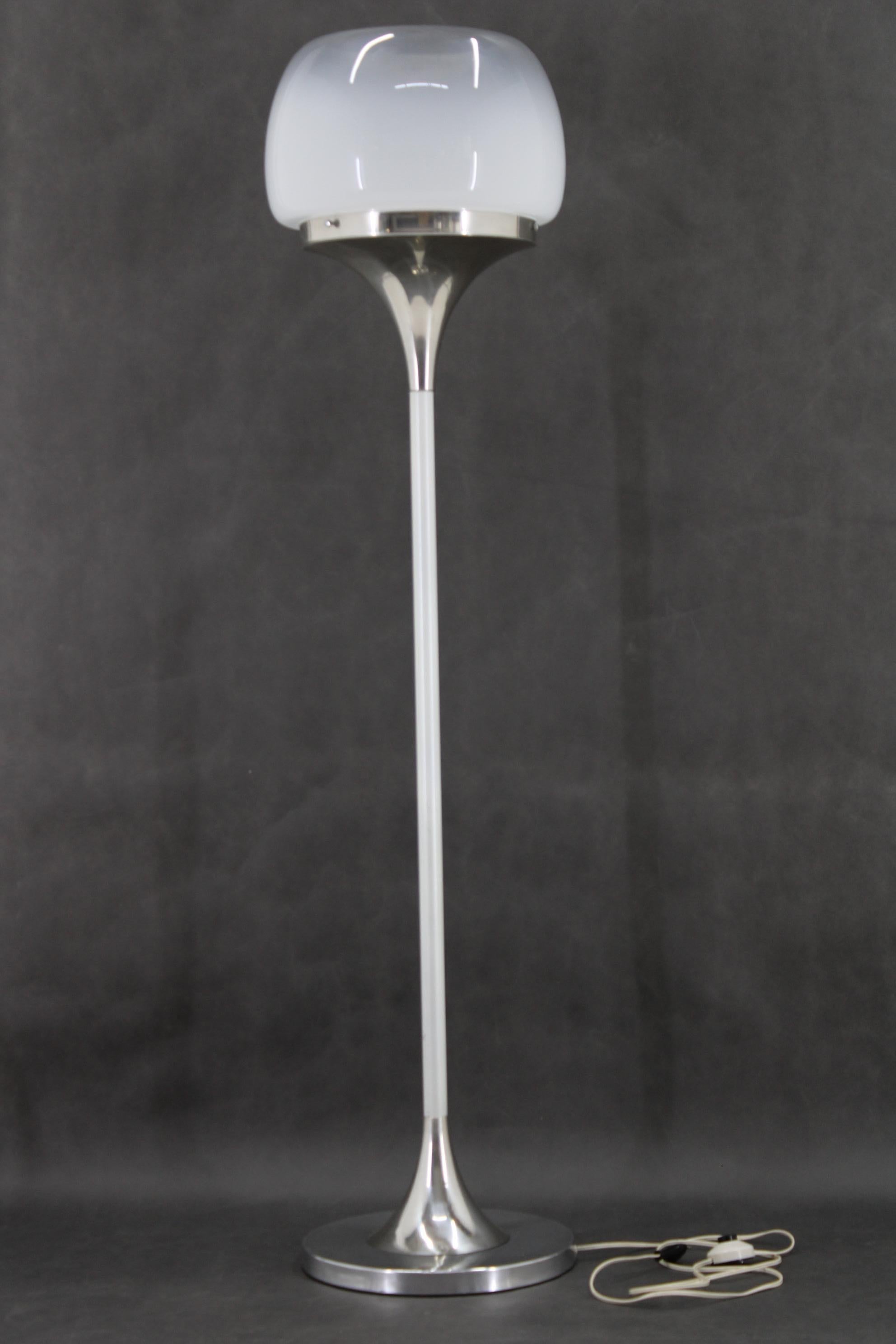 1970s Mazzega Murano Glass Floor Lamp , Italy 1
