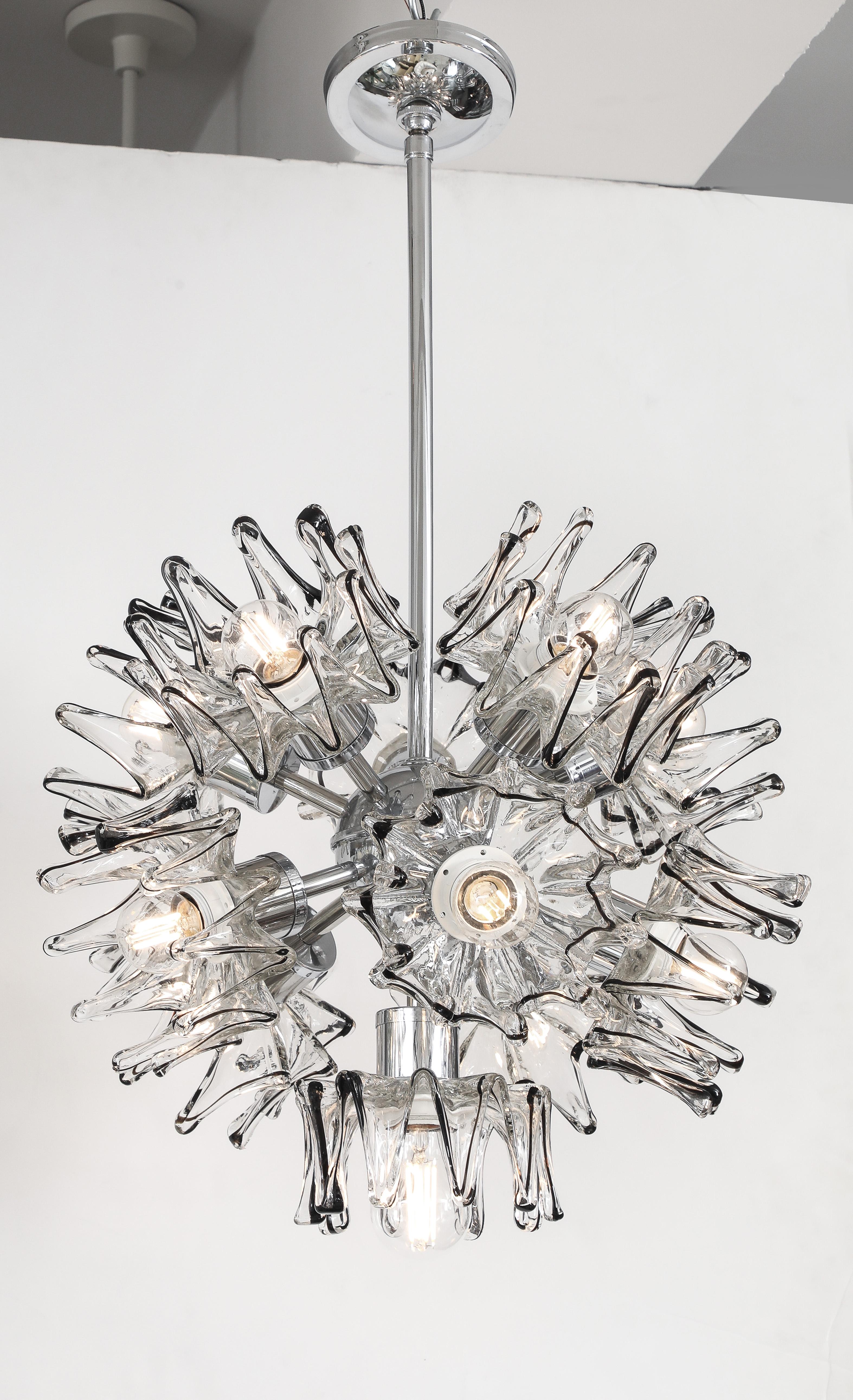 Lustre Spoutnik Mazzega des années 1970 en vente 1