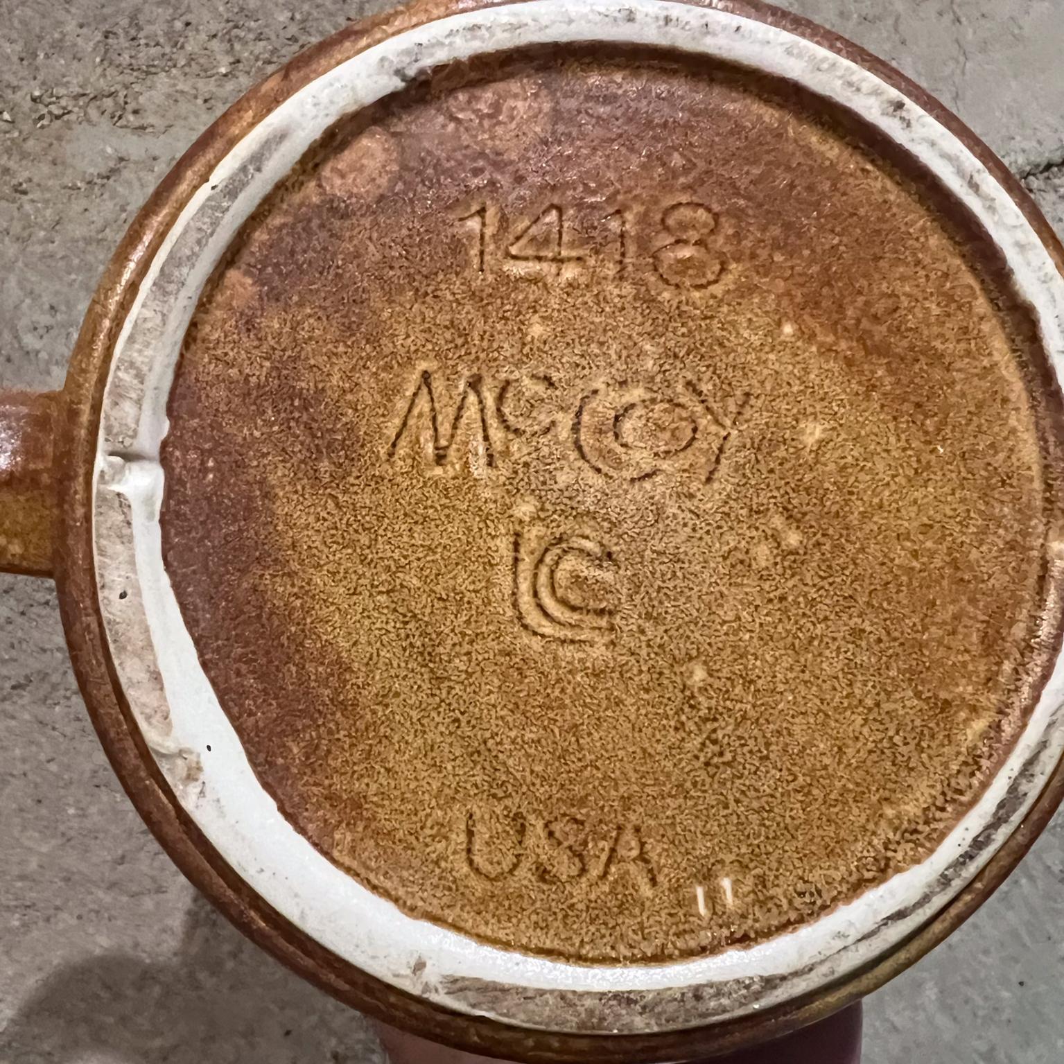 1970s McCoy Art Pottery Canyon Mesa Glazed Tea Pot For Sale 1