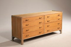 commode en chêne McGuire des années 1970