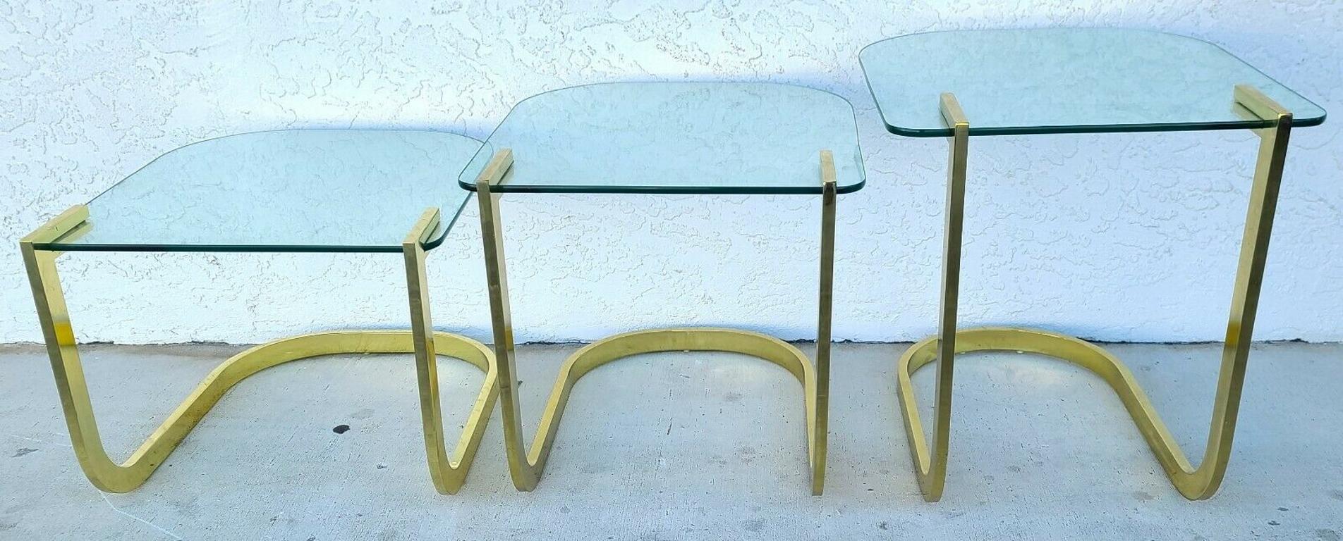 1970's MCM Nesting Tables by Design Institute of America In Good Condition For Sale In Lake Worth, FL
