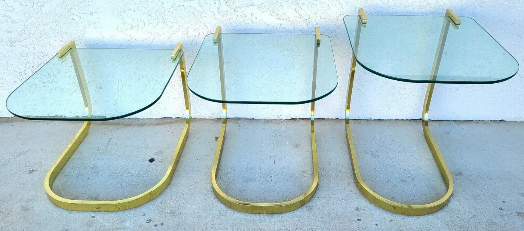 20th Century 1970's MCM Nesting Tables by Design Institute of America For Sale