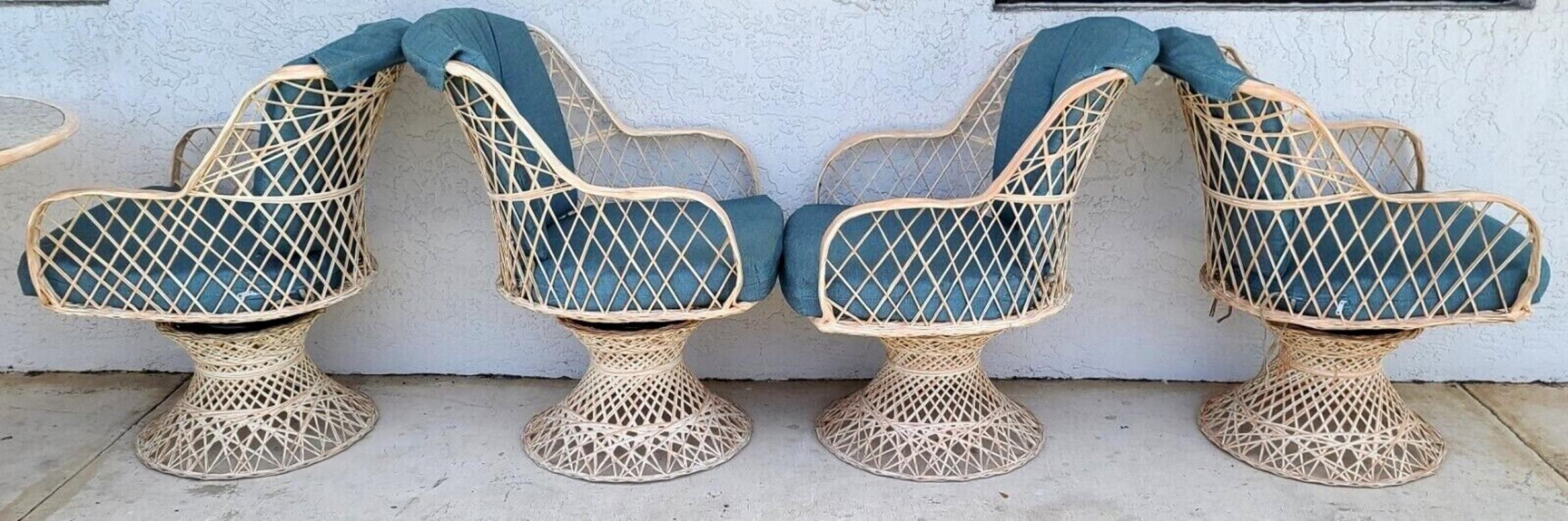 vintage spun fiberglass patio furniture