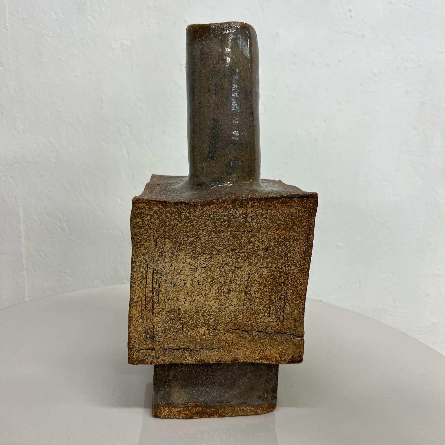 Late 20th Century 1970s MCM Striking Pottery Abstract Brutalist Art Sculpture