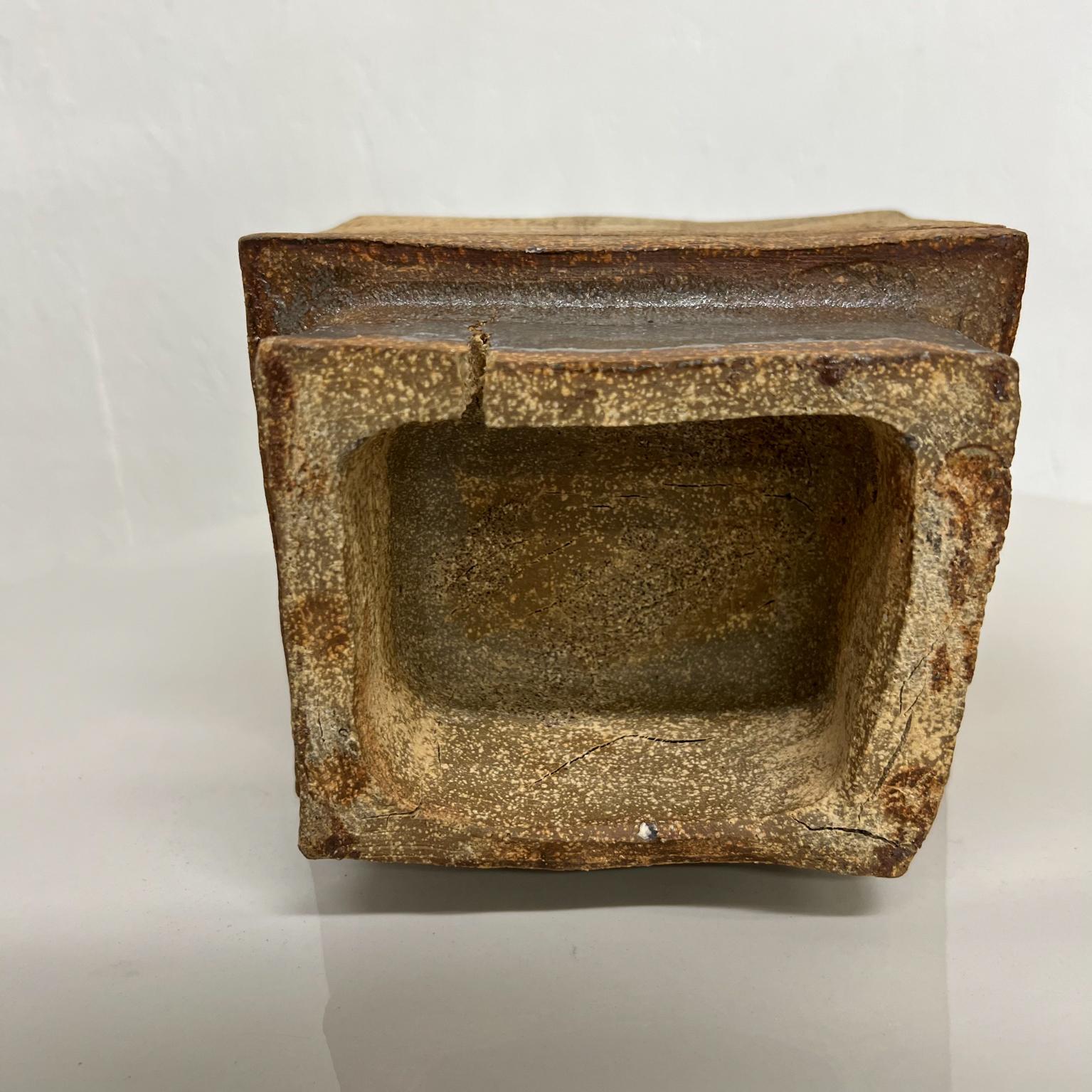 1970s MCM Striking Pottery Abstract Brutalist Art Sculpture 5