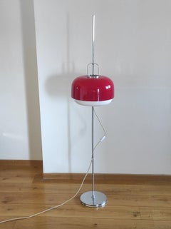 Lampada da terra Medusa anni '70 di Lugi Mssoni per Guzzini Meblo