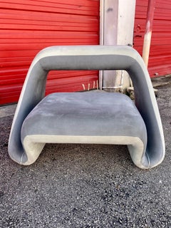 1970s Meritalia Sculptural Space Age Air Loungers Chairs, Set of 2