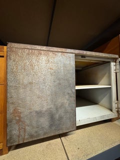 1970s Metal Architect's Unit on Wheels