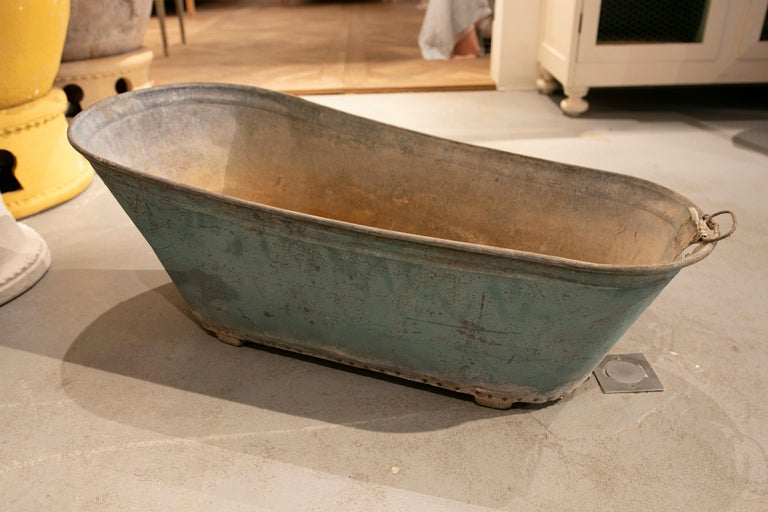 1970s Metal Baby Bathtub For Sale at 1stDibs