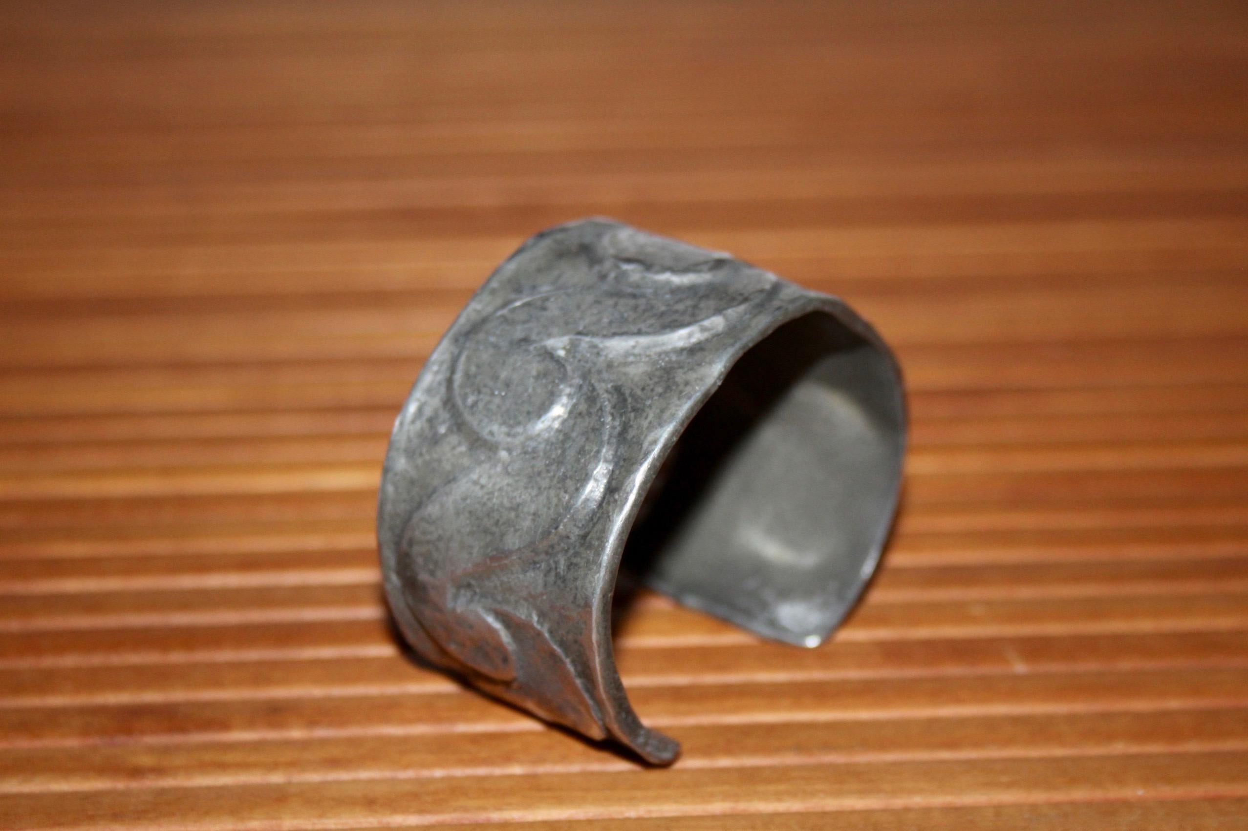 European 1970s metal bracelet For Sale