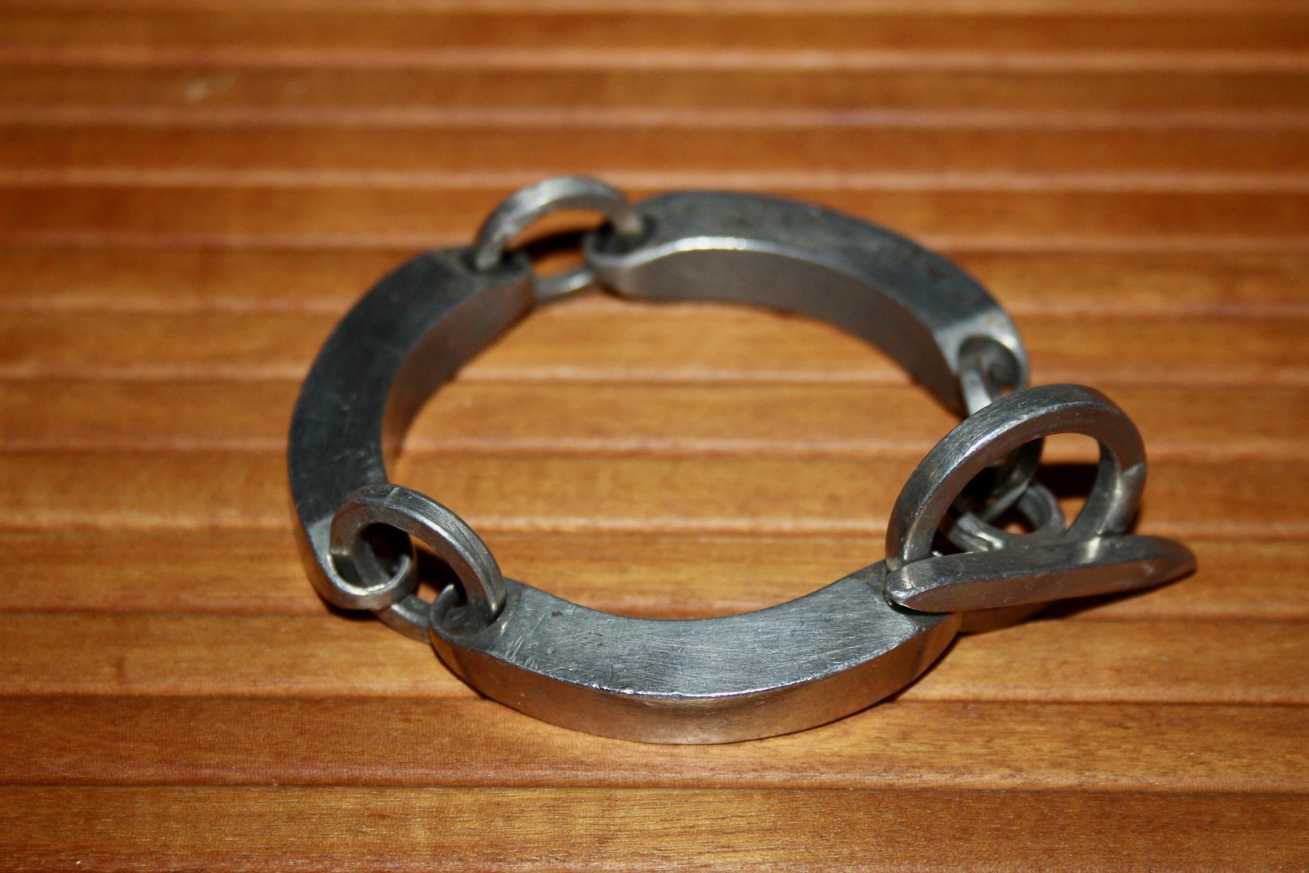 European 1970s metal bracelet For Sale