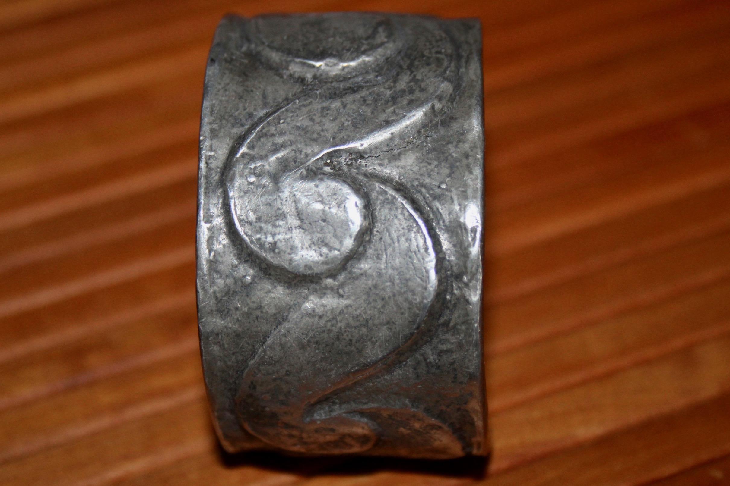 1970s metal bracelet In Good Condition For Sale In grand Lancy, CH