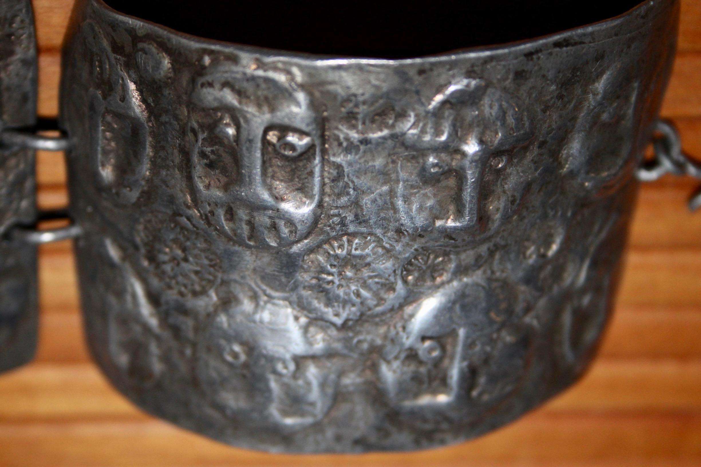 1970s metal bracelet In Good Condition For Sale In grand Lancy, CH