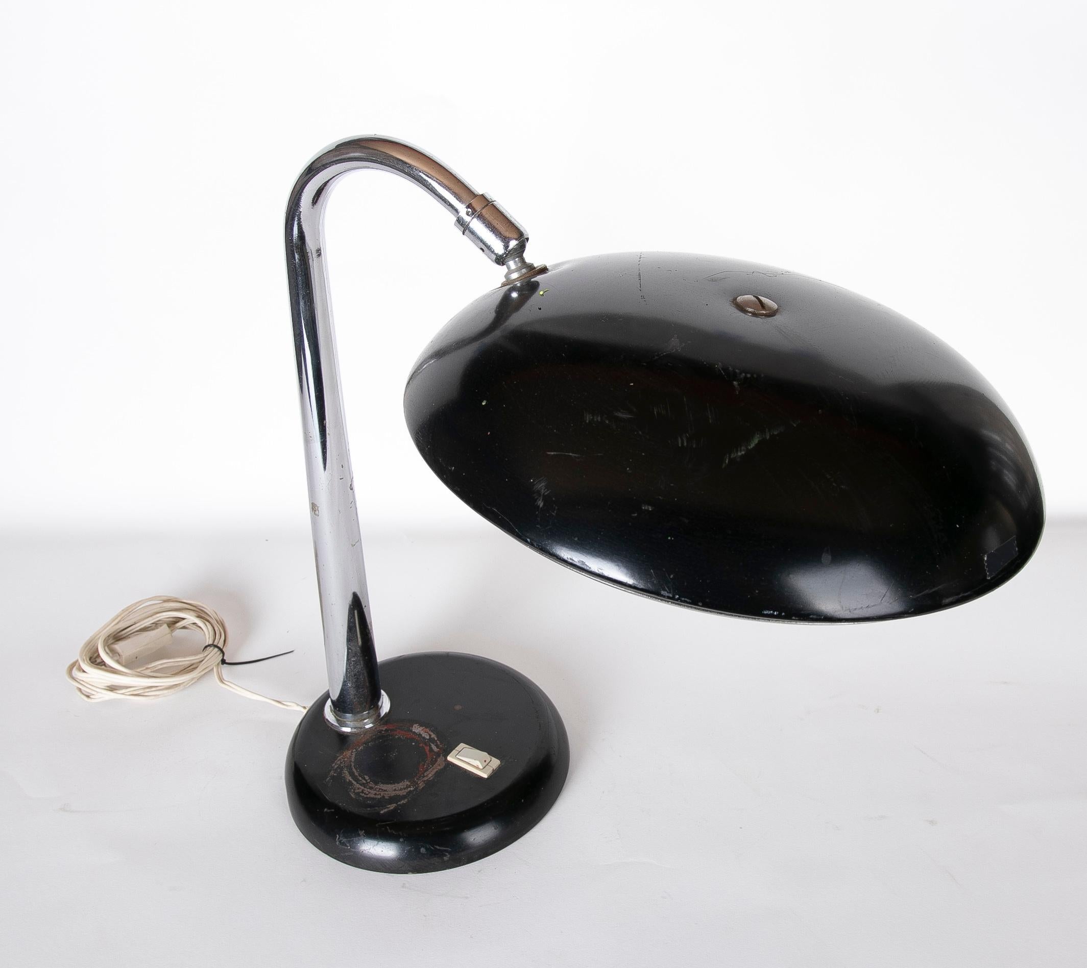 20th Century 1970s Metal Office Lamp  For Sale