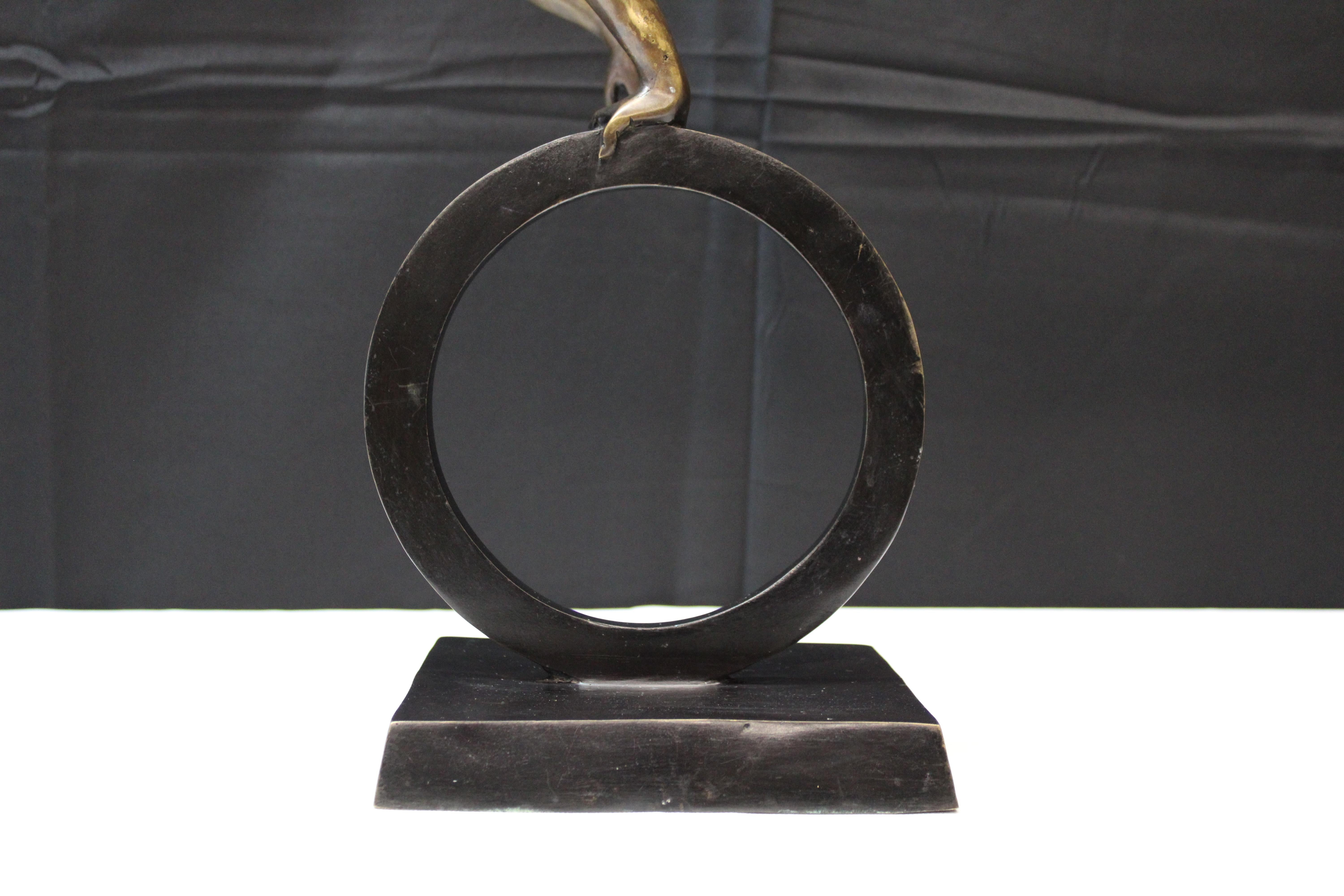 Other 1970s Metal Sculpture of Acrobat or Gymnast For Sale