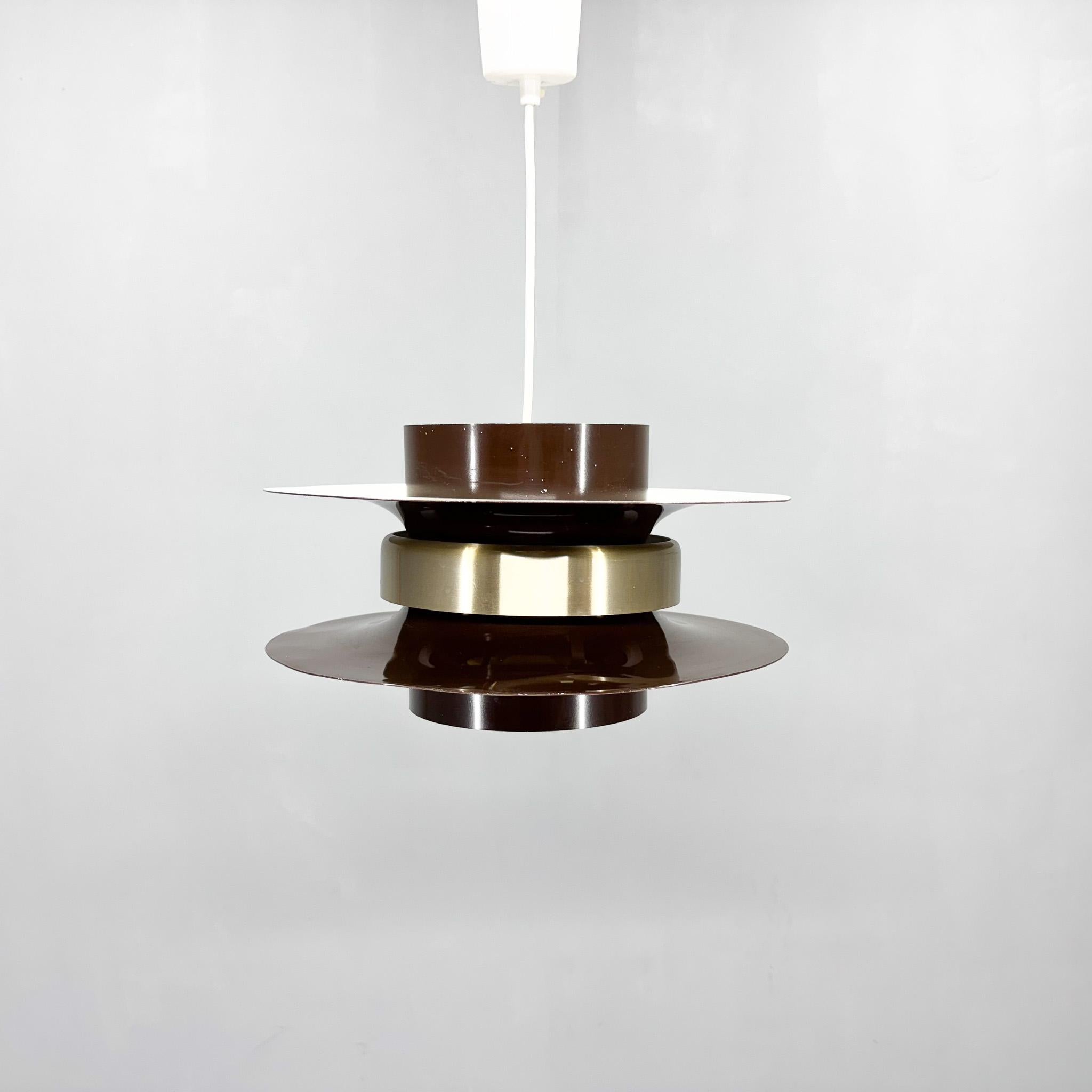 1970s Metal Space Age Pendant Light, Germany For Sale 2