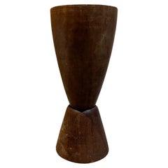 Mexikanische Palo Fierro Chalice-Vase aus Massivholz, 1970er Jahre