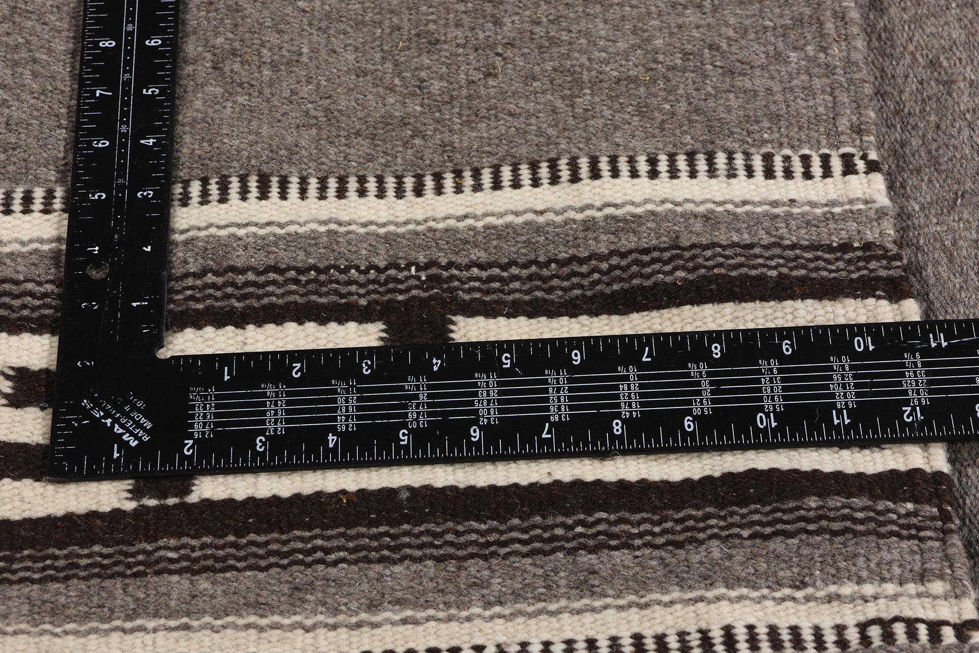 20th Century 1970's Mexican Zapotec Rug, Mesoamerican Meets Contemporary Santa Fe For Sale