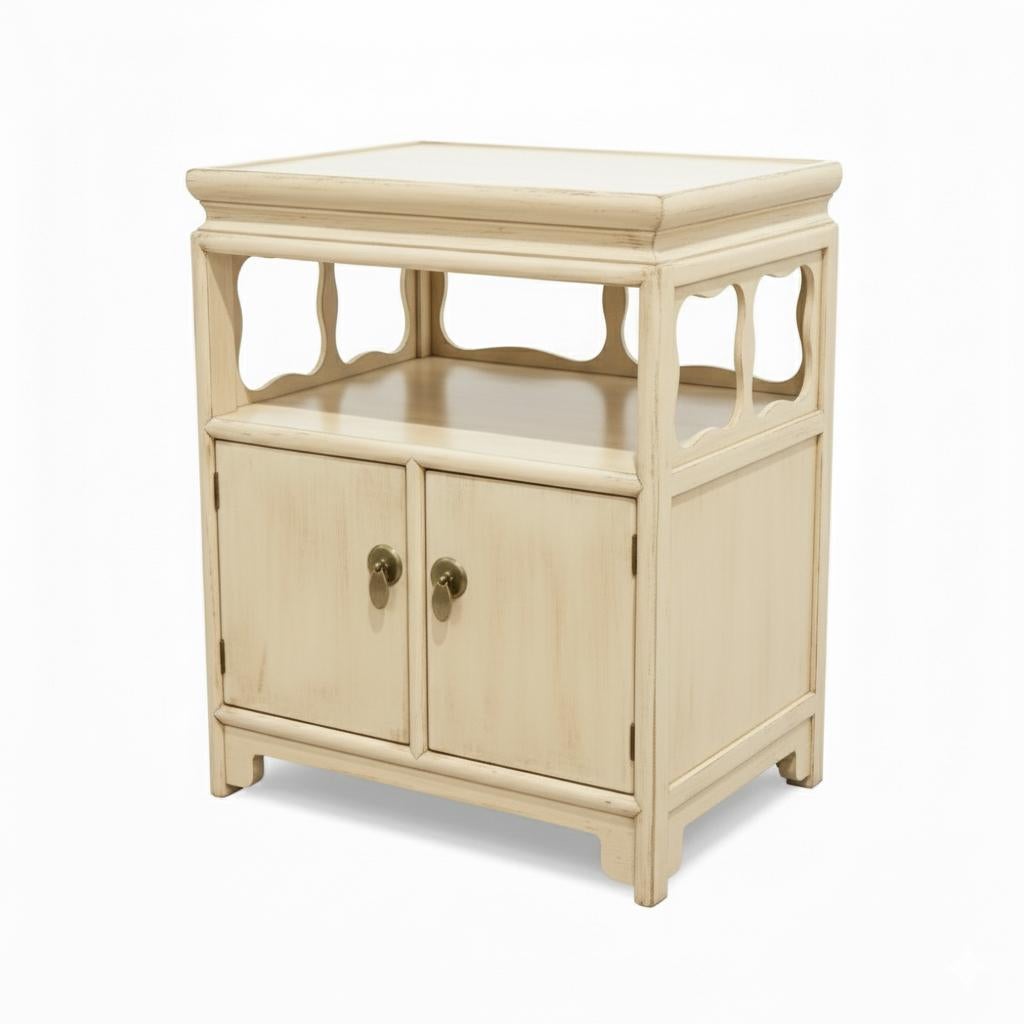 Américain Années 1970 Michael Taylor Pour Baker Furn. Tables d'appoint peintes Asian Modern - Paire en vente