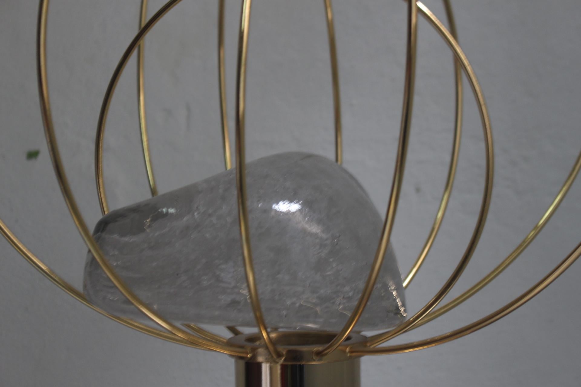 1970s Midcentury Barnaba Table Lamp by Angelo Brotto for Fase For Sale 2