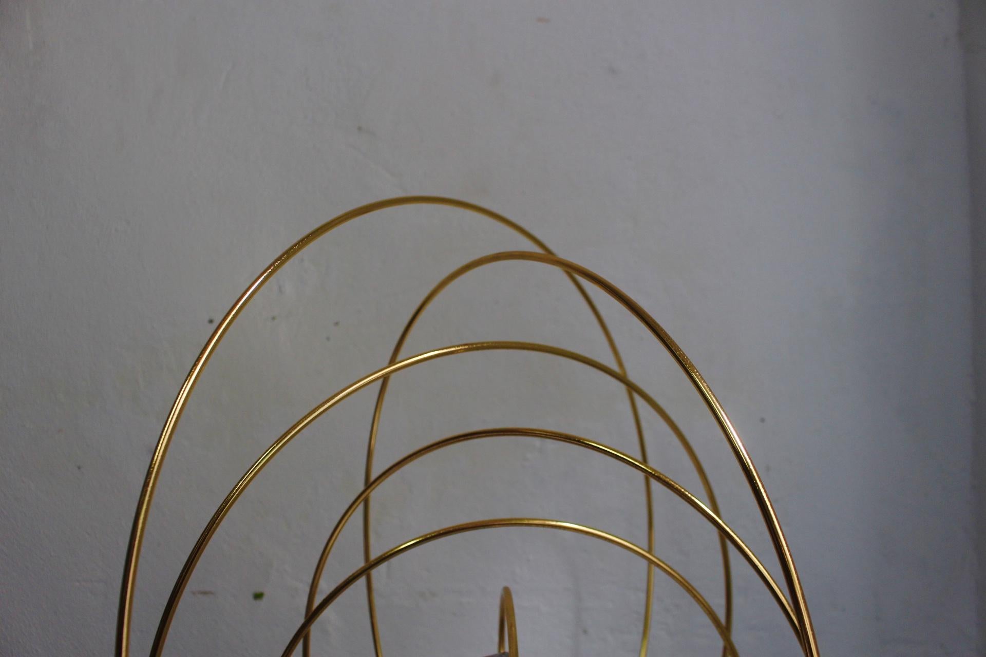 1970s Midcentury Barnaba Table Lamp by Angelo Brotto for Fase For Sale 5