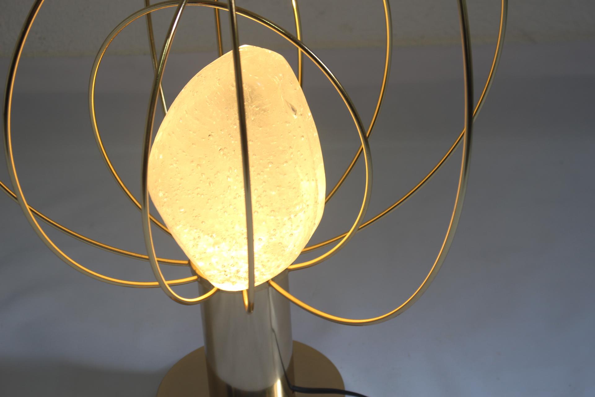 1970s Midcentury Barnaba Table Lamp by Angelo Brotto for Fase For Sale 6