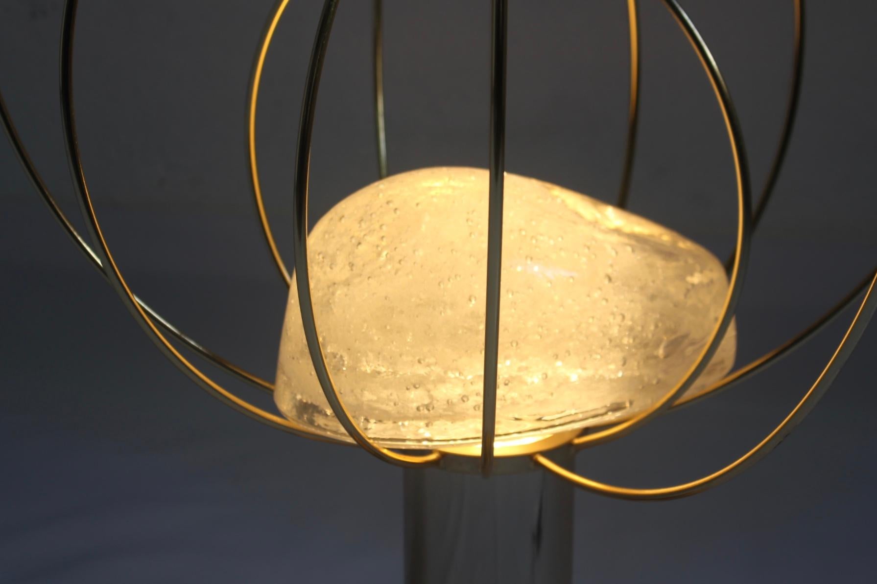 1970s Midcentury Barnaba Table Lamp by Angelo Brotto for Fase For Sale 8